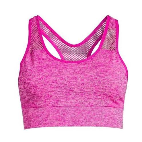 Avia  Womens Seamless Sports Bra Size Small 4-6 Minimum Support Pads Pink  New