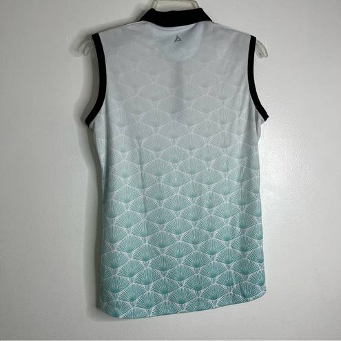 Bermuda  Sands Womens Maddie Mermaid Fade Golf Tank Sleeveless Top UPF 50 Sz M