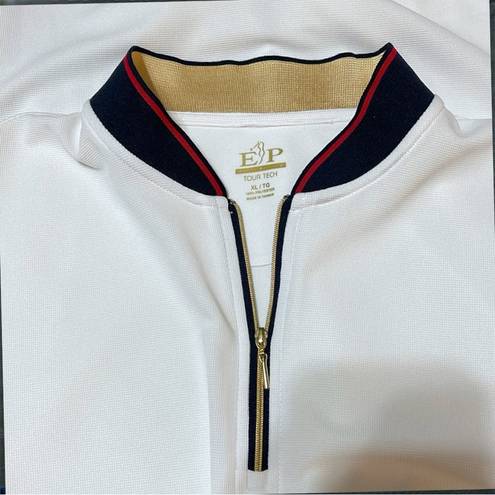 EP Pro  Tour Tech Women’s White Golf Top EP Shirt Size XL, Never Worn!