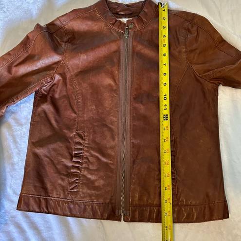 Old Navy VINTAGE  GENUINE LEATHER JACKET SIZE XS