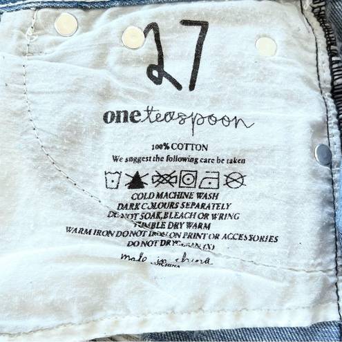 One Teaspoon Awesome Baggies Light Acid Wash Distressed Jeans