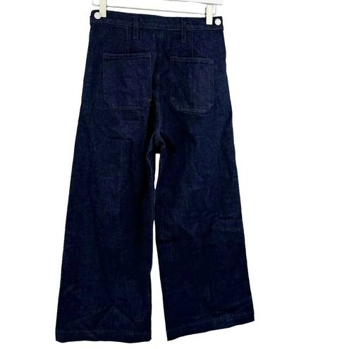 Banana Republic  High Rise Wide Leg Crop Sailor Jeans Size 26