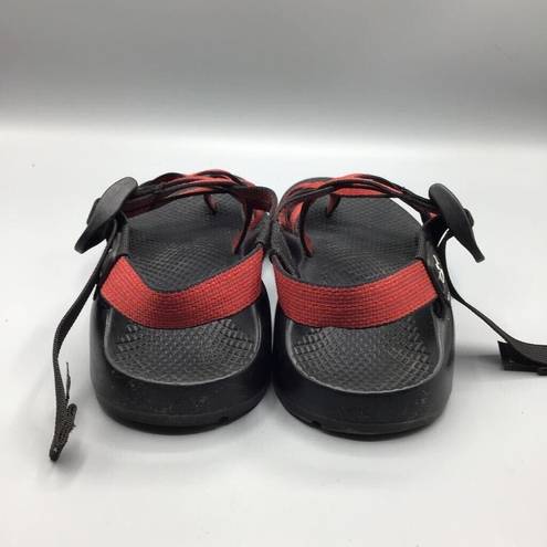 Chaco Sandals Shoes Womens Zong Sport Hiking Camping  Athletic Shoe Red Black 6