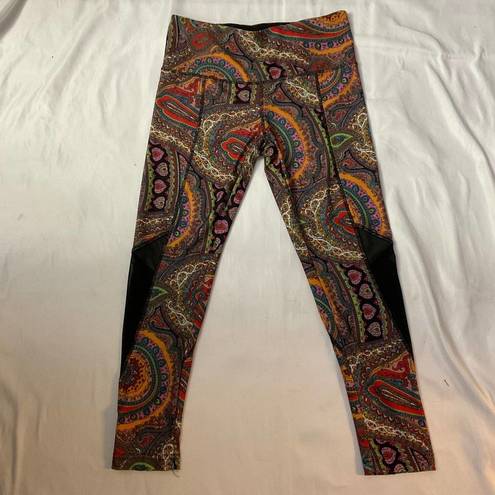 ABS Allen Schwartz  Paisley Print Leggings size S