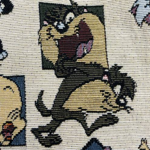 Looney Tunes Vintage  Tapestry Vest 1996 Cartoon Tweety‎ Bird Daffy Duck Retro