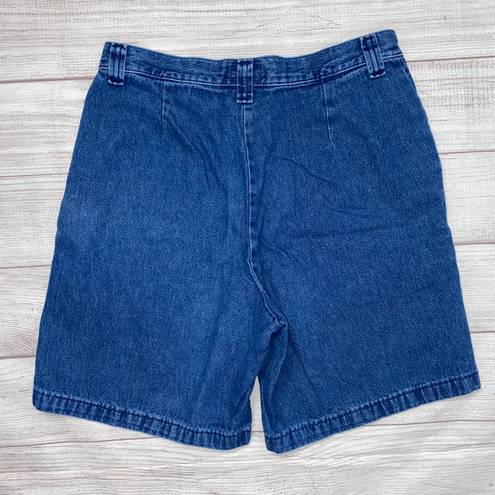 Riders By Lee casuals 100% cotton classic denim jean shorts blue sz 8 women