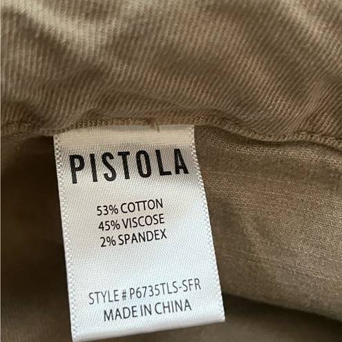 Pistola  Plus Size Stitch Fix Mara Utility Cropped Cargo Pant | Khaki | 33