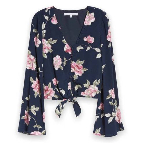 Cupcakes and Cashmere  Floral Bell Sleeve Top