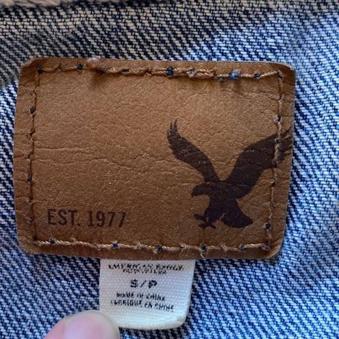 American Eagle EUC  Denim/Hoodie Jacket, Size Small