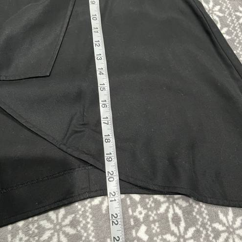 Guess Lyocell Drape Front Open Jacket In Black Size Small