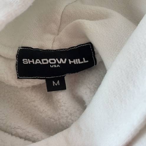 Shadow Hill White  USA Gradient Lightning Hoodie