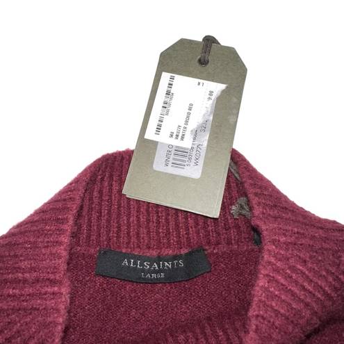 ALLSAINTS NWT All Saints Asha A Star Full Neck Oversized Wool Blend Jumper LARGE