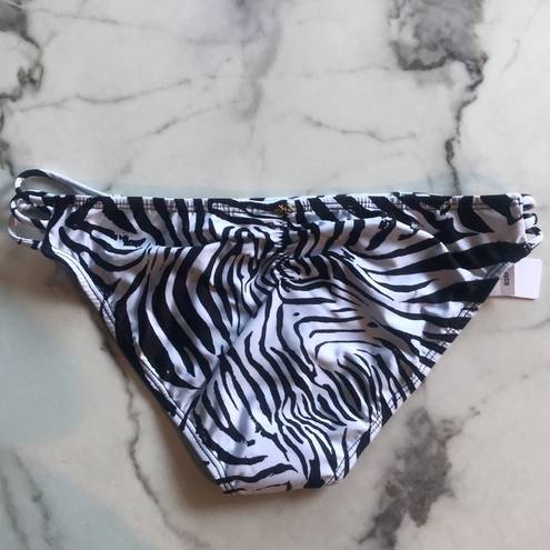 PilyQ  NWT African Rays- Strappy Full swim bottoms size M