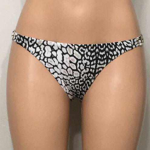 PilyQ  Safari adjustable full bikini bottoms. NWT