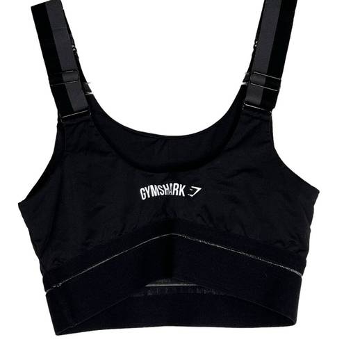 Gymshark  Womens Size Small Embody Sports Bra Black Adjustable Straps Stretch