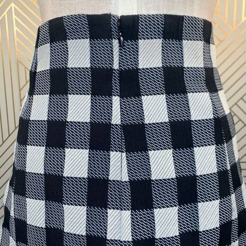 Tracy Reese  New York Gingham Flare Skirt