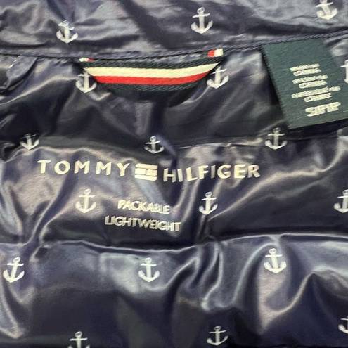 Tommy Hilfiger  Blue Anchor Thin Puffer Vest