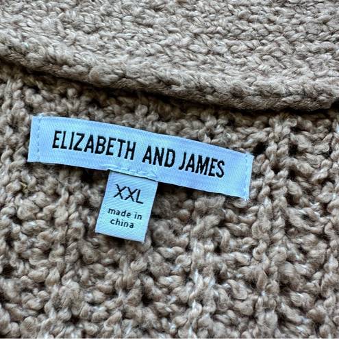 Elizabeth and James  chunky knit cardigan XXL