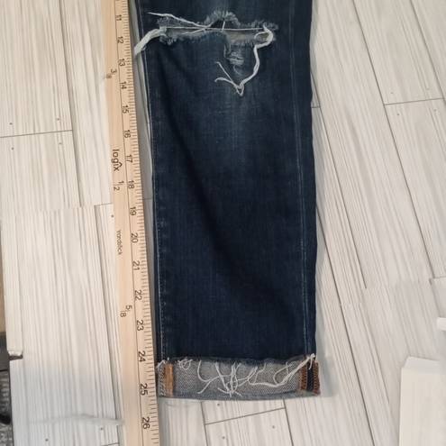 L'Agence  sada High rise cropped slim jeans in York destruct women's 27