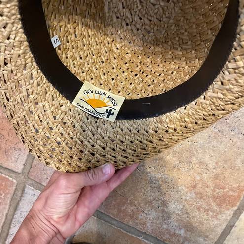 Pacific&Co Golden west Hat  feathered cowboy hat