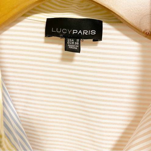 Lucy Paris | Color-Block Button Down Shirt