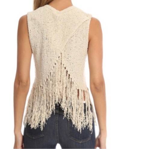 ALC Frank ALC Dylan Sleeveless Popcorn Silk Fringe Top Size Small