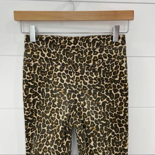 We The Free Free People  Leopard Print High Waisted Pants Size 24