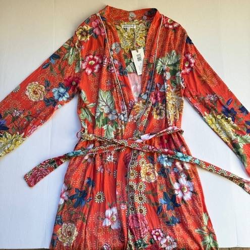 Johnny Was  Whistle Floral Sleep Robe Size Small NWT