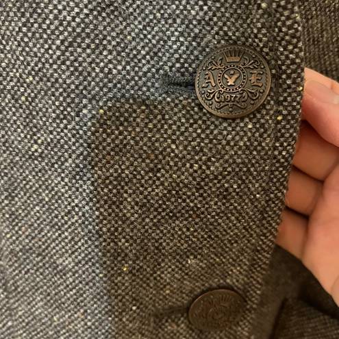 American Eagle Y2K  Outfitter Grey Tweed Blazer- 2006