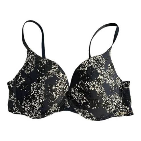 Vince Camuto Women's  Navy & White Floral Bra Size 38C EUC #6546