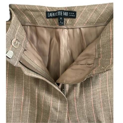 Lafayette 148  Wool Blend Trouser Pants Fully lined Size 6