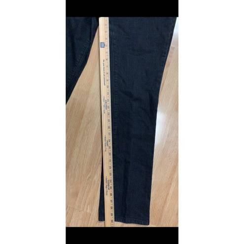 Apt. 9  Luxor Maptoe Womens  Black Jeans Size 6 Rhinestones On Pockets Straight