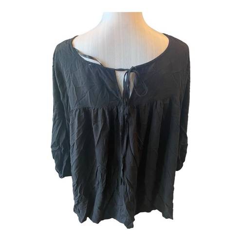 Luna e. Black Blouse Size 3XL