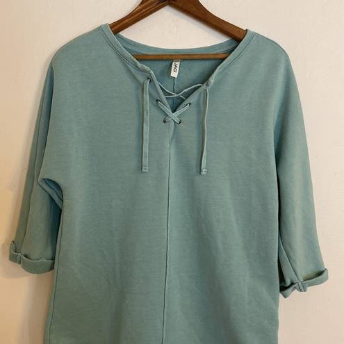 Jag jeans Jag Sea Foam Green Lightweight Pullover Comfy Oversized Lounge Sweatshirt Sz XS