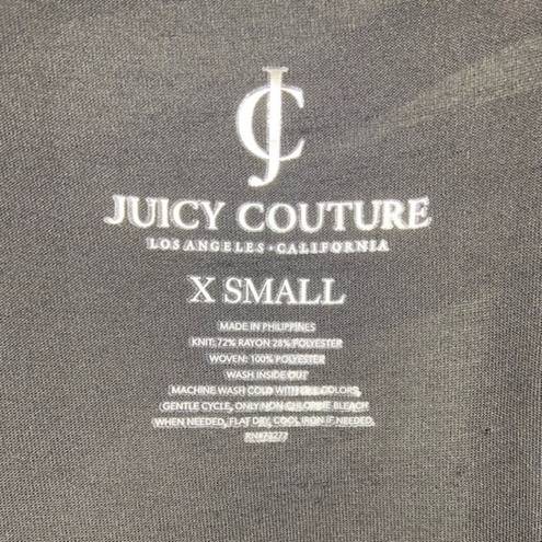 Juicy Couture Black Peplum Top Size XS