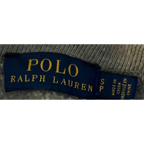 Polo  Ralph Lauren Sweatshirt Womens Small Crewneck Collegiate Varsity Gray