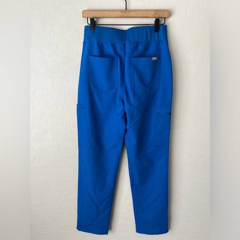 FIGS  cargo Scrub set small royal blue