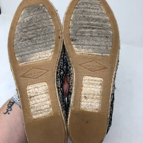 Rag and Bone  canvas espadrille Flats size 7 BS1