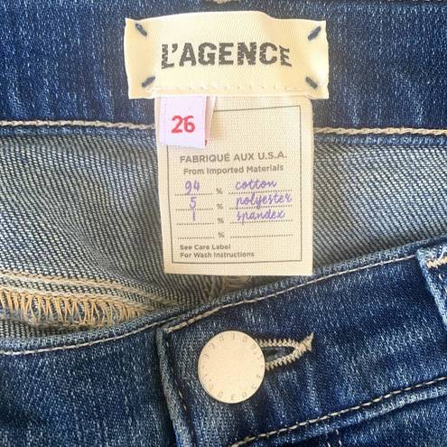 L'Agence NEW  Sada Slim Cropped Jeans in Sequoia