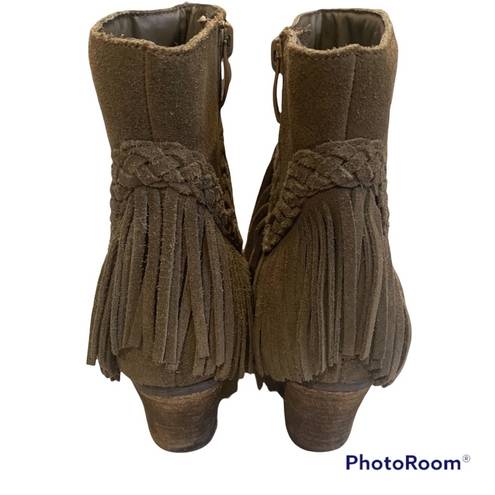 sbicca  - Sound Suede Leather Fringe Bootie