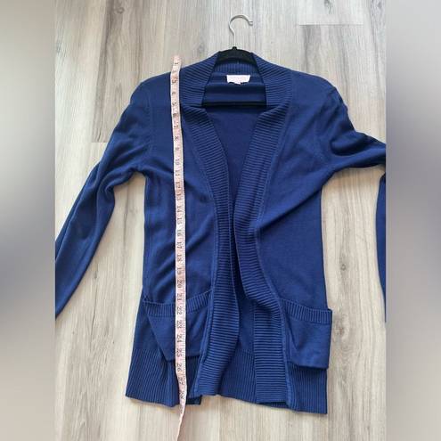 Pink Lily  M Navy Blue Long Cardigan