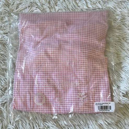 Hill House  Pink Gingham Aurora Sleep Dress size XS