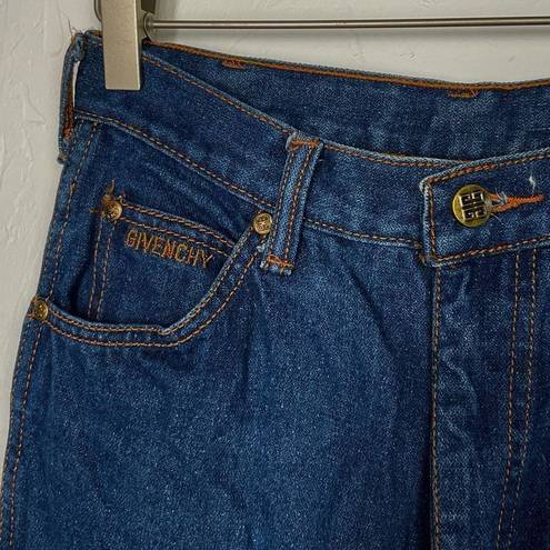 Givenchy  Vintage 1980’s Blue Dark Wash Straight Leg Jeans 29