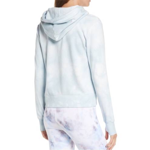 Good American  Tie Dye Hoodie Sweatshirt Cloud Tie Dye