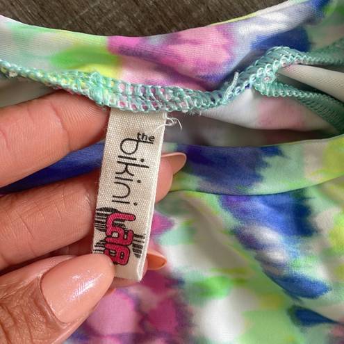 The Bikini Lab Tie Dye Rash-guard & Bikini Bottoms Set