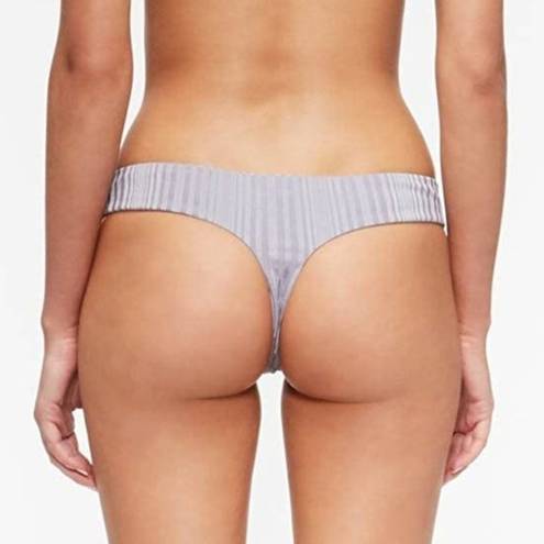 Tavik swim New Tavik Slinky Rib Minimal Coverage Bella Bikini Bottom Lilac Gray