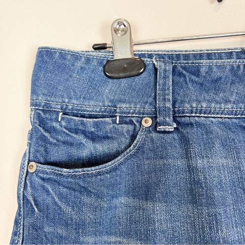 American Eagle Vintage Y2K  Denim Micro Mini Skirt Size 4