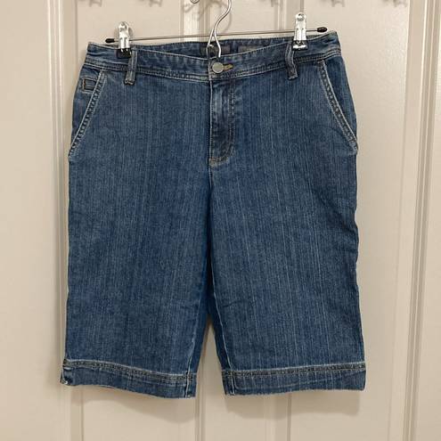 Liz Claiborne  Denim Bermuda Shorts