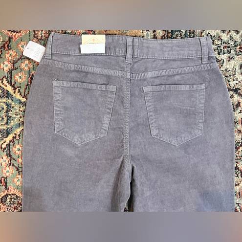 St. John’s Bay NWT  Secretly Slender Gray Corduroy Pants