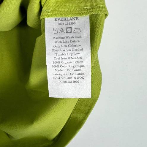 Everlane NWT  The Organic Cotton Boxy T-Shirt Short Sleeve Green Size Small S NEW